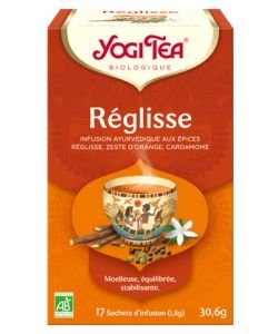 Réglisse - Infusion ayurvédique BIO, 17 sachets